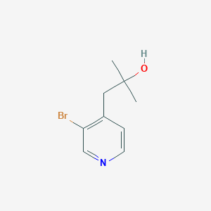 1-(3-Bromopyridin-4-YL)-2-methylpropan-2-OL