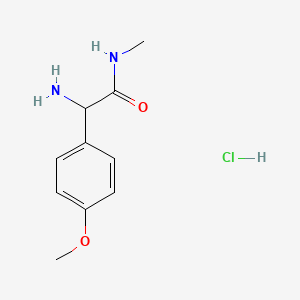 2-amino-2-(4-methoxyphenyl)-N-methylacetamidehydrochloride