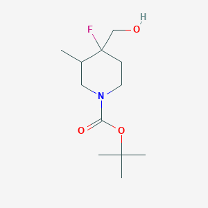 Tert-butyl 4-fluoro-4-(hydroxymethyl)-3-methylpiperidine-1-carboxylate