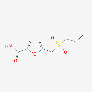 5-((Propylsulfonyl)methyl)furan-2-carboxylic acid