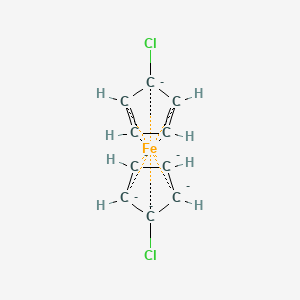B1354417 5-Chlorocyclopenta-1,3-diene;chlorocyclopentane;iron CAS No. 1293-67-0