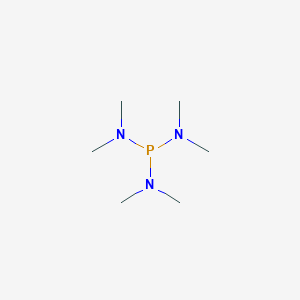 molecular formula C6H18N3P B135442 三(二甲基氨基)膦 CAS No. 1608-26-0