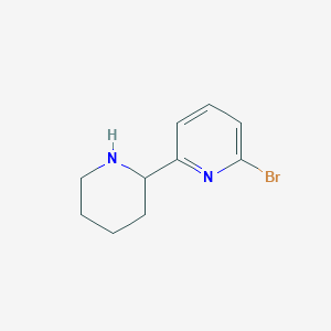 2-Bromo-6-(piperidin-2-yl)pyridine