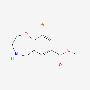 Methyl 9-bromo-2,3,4,5-tetrahydro-1,4-benzoxazepine-7-carboxylate