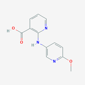 2-[(6-Methoxypyridin-3-yl)amino]pyridine-3-carboxylic acid