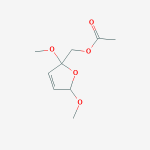 (2,5-Dimethoxy-2,5-dihydrofuran-2-yl)methyl acetate