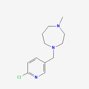 1-((6-Chloropyridin-3-yl)methyl)-4-methyl-1,4-diazepane