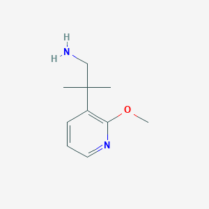 2-(2-Methoxypyridin-3-yl)-2-methylpropan-1-amine