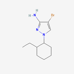 4-Bromo-1-(2-ethylcyclohexyl)-1h-pyrazol-3-amine