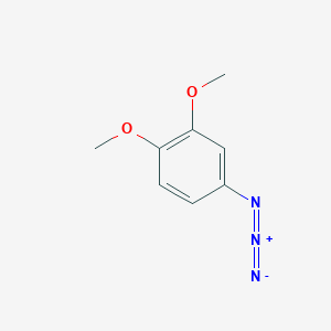 molecular formula C8H9N3O2 B1354433 Benzene, 4-azido-1,2-dimethoxy- CAS No. 87587-62-0