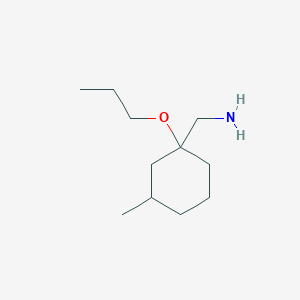 (3-Methyl-1-propoxycyclohexyl)methanamine