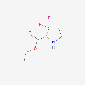 Ethyl 3,3-difluoropyrrolidine-2-carboxylate