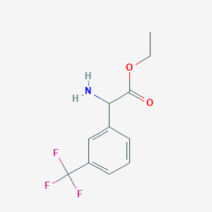 Ethyl 2-amino-2-(3-(trifluoromethyl)phenyl)acetate