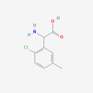 2-Amino-2-(2-chloro-5-methylphenyl)acetic acid