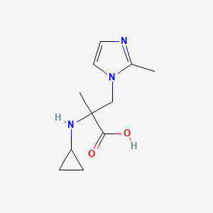 2-(Cyclopropylamino)-2-methyl-3-(2-methyl-1h-imidazol-1-yl)propanoic acid