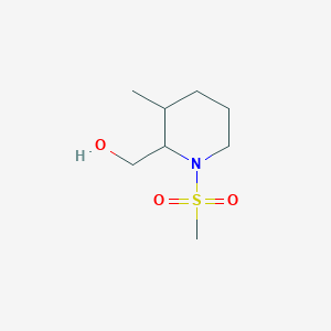 (1-Methanesulfonyl-3-methylpiperidin-2-yl)methanol