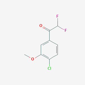 1-(4-Chloro-3-methoxyphenyl)-2,2-difluoroethanone