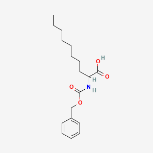 molecular formula C18H27NO4 B13544579 2-(((Benzyloxy)carbonyl)amino)decanoic acid 