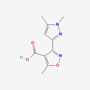 3-(1,5-Dimethyl-3-pyrazolyl)-5-methylisoxazole-4-carboxylic Acid