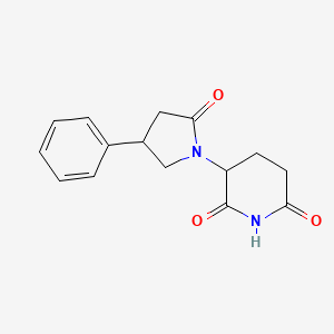 3-(2-Oxo-4-phenylpyrrolidin-1-yl)piperidine-2,6-dione