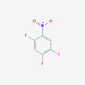 molecular formula C6H2F2INO2 B1354463 2,4-Difluoro-5-iodonitrobenzene CAS No. 148388-74-3