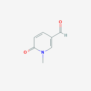 molecular formula C7H7NO2 B1354467 1-甲基-6-氧代-1,6-二氢吡啶-3-甲醛 CAS No. 98279-50-6