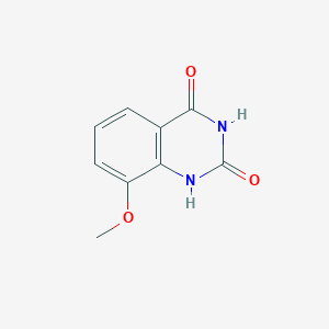 molecular formula C9H8N2O3 B1354472 8-甲氧基喹唑啉-2,4(1H,3H)-二酮 CAS No. 62484-14-4