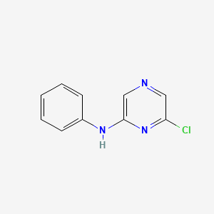 molecular formula C10H8ClN3 B1354474 6-氯-N-苯基吡嗪-2-胺 CAS No. 642459-03-8
