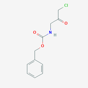 molecular formula C11H12ClNO3 B13544744 benzylN-(3-chloro-2-oxopropyl)carbamate 