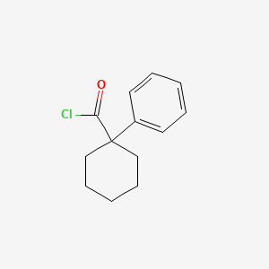 molecular formula C13H15ClO B1354475 1-Phenylcyclohexanecarbonyl chloride CAS No. 2890-42-8