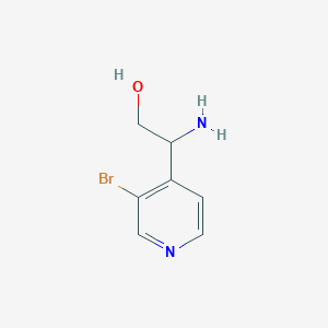 2-Amino-2-(3-bromopyridin-4-yl)ethan-1-ol