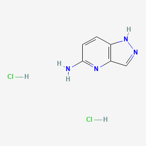 1H-pyrazolo[4,3-b]pyridin-5-amine dihydrochloride