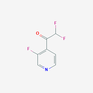 2,2-Difluoro-1-(3-fluoropyridin-4-yl)ethan-1-one