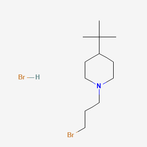 1-(3-Bromopropyl)-4-tert-butylpiperidine hydrobromide