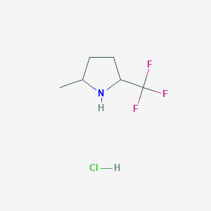 2-Methyl-5-(trifluoromethyl)pyrrolidinehydrochloride