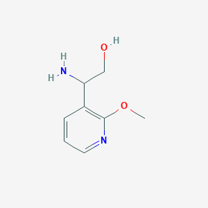 2-Amino-2-(2-methoxypyridin-3-yl)ethan-1-ol