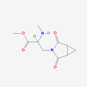 Methyl 3-(2,4-dioxo-3-azabicyclo[3.1.0]hexan-3-yl)-2-(methylamino)propanoate