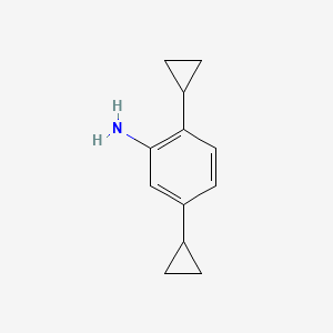 2,5-Dicyclopropylbenzenamine