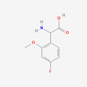 2-Amino-2-(4-fluoro-2-methoxyphenyl)acetic acid