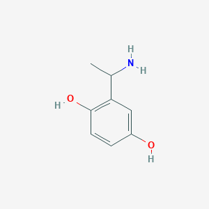 2-(1-Aminoethyl)benzene-1,4-diol