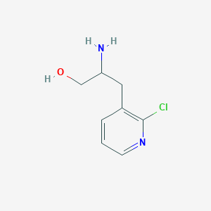 2-Amino-3-(2-chloropyridin-3-yl)propan-1-ol