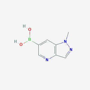 (1-Methyl-1H-pyrazolo[4,3-b]pyridin-6-yl)boronic acid