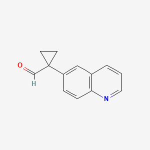 1-Quinolin-6-ylcyclopropanecarbaldehyde