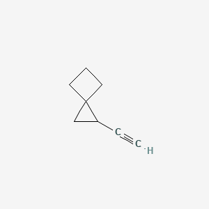 molecular formula C8H10 B13544889 1-Ethynylspiro[2.3]hexane 