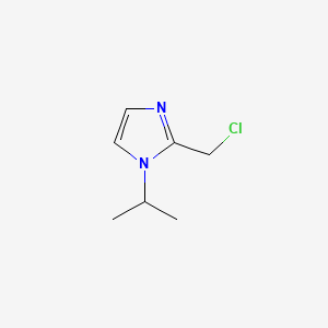 molecular formula C7H11ClN2 B1354495 2-(氯甲基)-1-异丙基-1H-咪唑 CAS No. 773817-02-0