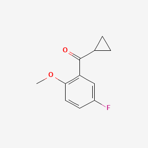 Cyclopropyl(5-fluoro-2-methoxyphenyl)methanone