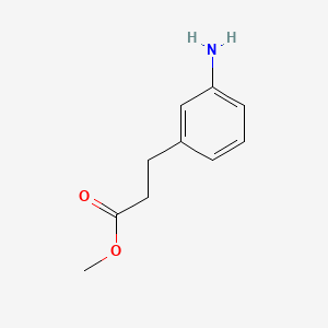 molecular formula C10H13NO2 B1354497 3-(3-氨基苯基)丙酸甲酯 CAS No. 35418-08-7