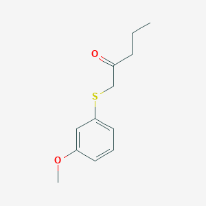 1-((3-Methoxyphenyl)thio)pentan-2-one