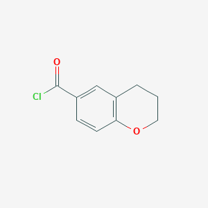 molecular formula C10H9ClO2 B1354499 6-羰基氯化铬 CAS No. 55746-03-7