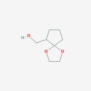 molecular formula C8H14O3 B1354515 1,4-二氧杂螺[4.4]壬-6-基甲醇 CAS No. 23153-74-4